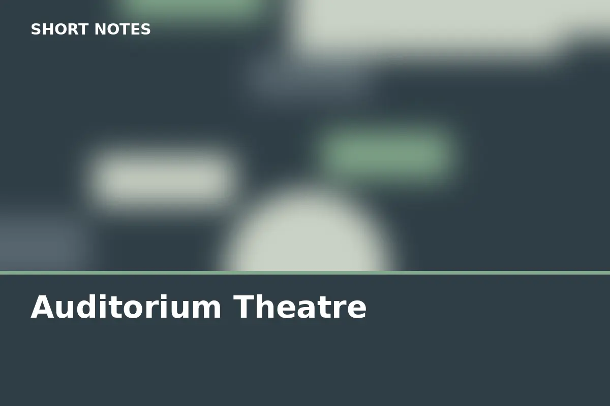 Auditorium Theatre